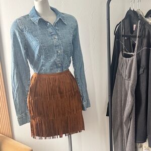 Western Fringe Mini Skirt from Universal Thread - NWT sz8